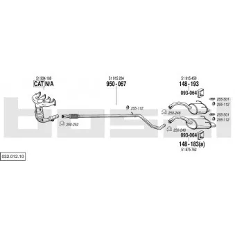 Echappement BOSAL 032.012.10