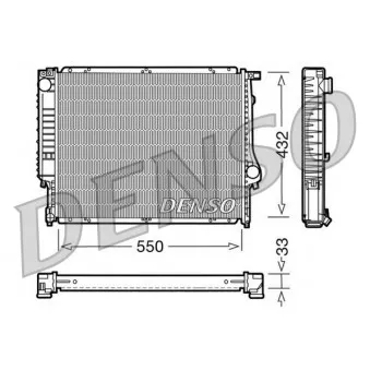 DENSO DRM05023 - Radiateur, refroidissement du moteur