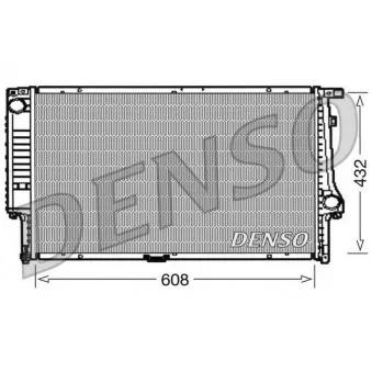 Radiateur, refroidissement du moteur DENSO DRM05061