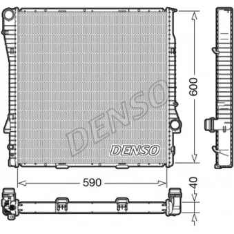DENSO DRM05112 - Radiateur, refroidissement du moteur