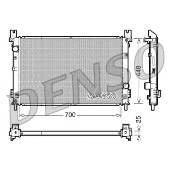 DENSO DRM06001 - Radiateur, refroidissement du moteur