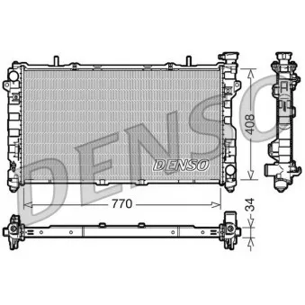 DENSO DRM06012 - Radiateur, refroidissement du moteur
