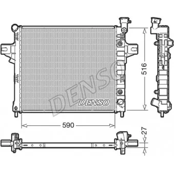 DENSO DRM06031 - Radiateur, refroidissement du moteur