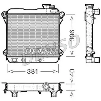 DENSO DRM09001 - Radiateur, refroidissement du moteur