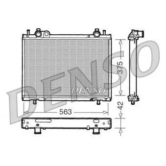 DENSO DRM09021 - Radiateur, refroidissement du moteur