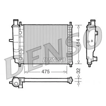 DENSO DRM09028 - Radiateur, refroidissement du moteur