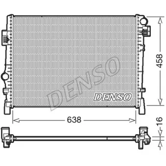DENSO DRM09054 - Radiateur, refroidissement du moteur