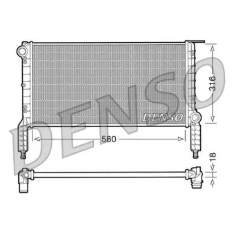 DENSO DRM09063 - Radiateur, refroidissement du moteur