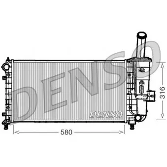 DENSO DRM09102 - Radiateur, refroidissement du moteur