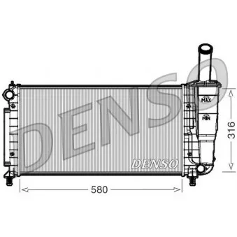 DENSO DRM09105 - Radiateur, refroidissement du moteur
