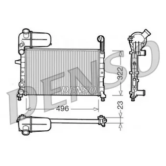 DENSO DRM09133 - Radiateur, refroidissement du moteur