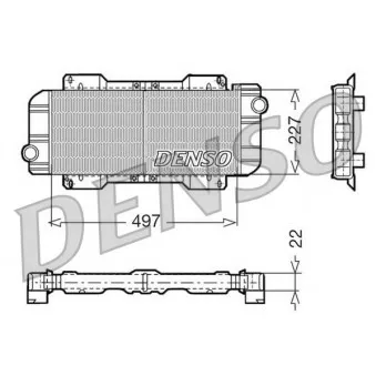 Radiateur, refroidissement du moteur DENSO OEM 6138598
