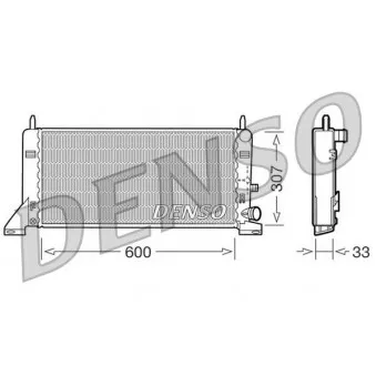 DENSO DRM10023 - Radiateur, refroidissement du moteur