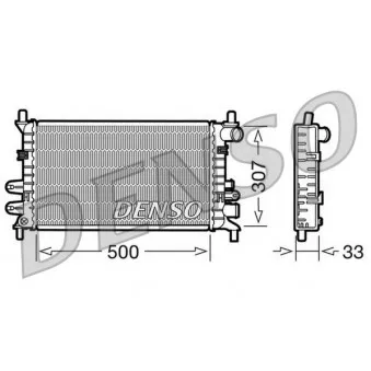 DENSO DRM10027 - Radiateur, refroidissement du moteur
