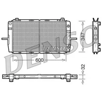 DENSO DRM10083 - Radiateur, refroidissement du moteur