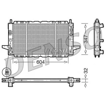 Radiateur, refroidissement du moteur THERMOTEC D7G021TT