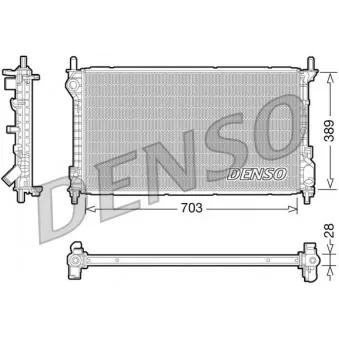 DENSO DRM10109 - Radiateur, refroidissement du moteur