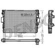 Radiateur, refroidissement du moteur DENSO [DRM12003]