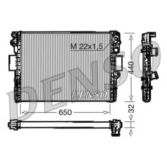 DENSO DRM12005 - Radiateur, refroidissement du moteur