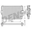 Radiateur, refroidissement du moteur DENSO [DRM12006]