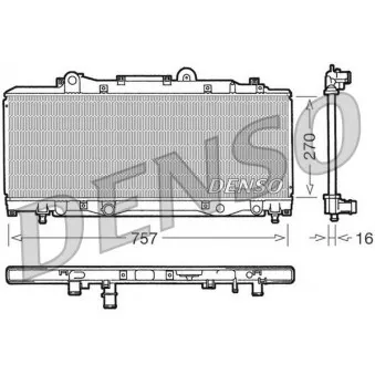DENSO DRM13002 - Radiateur, refroidissement du moteur