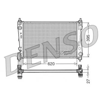DENSO DRM13015 - Radiateur, refroidissement du moteur