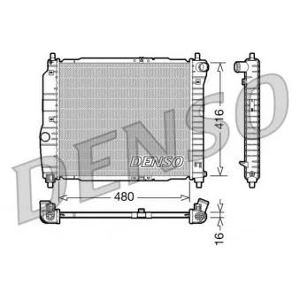 DENSO DRM15003 - Radiateur, refroidissement du moteur