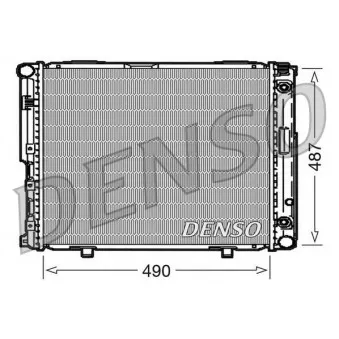 DENSO DRM17004 - Radiateur, refroidissement du moteur