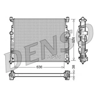 Radiateur, refroidissement du moteur DENSO DRM17007