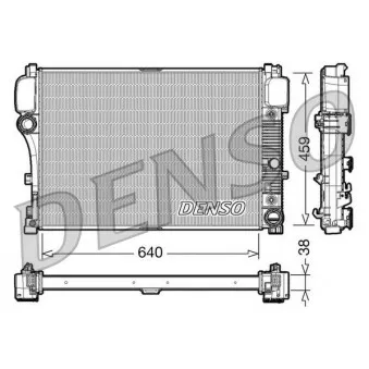 DENSO DRM17008 - Radiateur, refroidissement du moteur