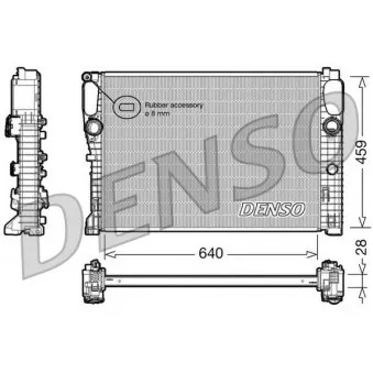 Radiateur, refroidissement du moteur DENSO DRM17042
