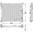 DENSO DRM17055 - Radiateur, refroidissement du moteur