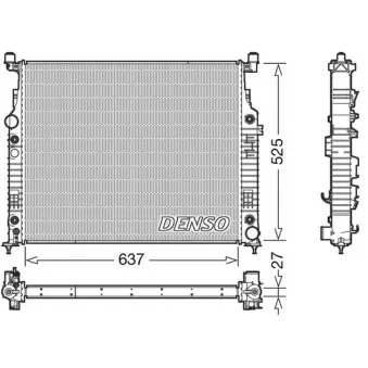 DENSO DRM17056 - Radiateur, refroidissement du moteur