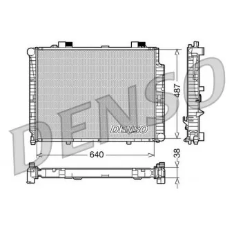 Radiateur, refroidissement du moteur DENSO DRM17085 pour MERCEDES-BENZ CLASSE E E 270 CDI - 170cv