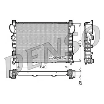 DENSO DRM17093 - Radiateur, refroidissement du moteur