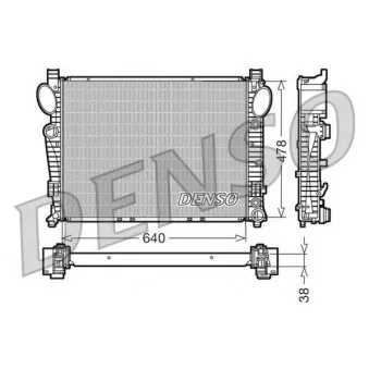 Radiateur, refroidissement du moteur NRF 53103