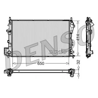Radiateur, refroidissement du moteur DENSO DRM20029 pour OPEL VECTRA 2.0 DTI 16V - 101cv