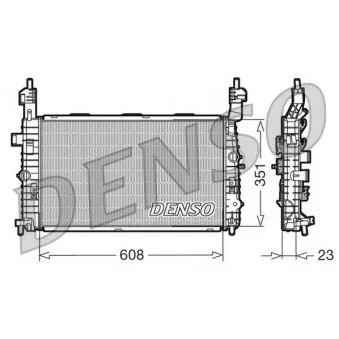 Radiateur, refroidissement du moteur DENSO DRM20093 pour OPEL MERIVA 1.4 16V Twinport - 90cv