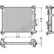 Radiateur, refroidissement du moteur DENSO [DRM20114]