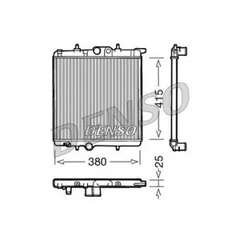 DENSO DRM21020 - Radiateur, refroidissement du moteur