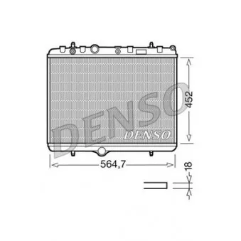 DENSO DRM21055 - Radiateur, refroidissement du moteur