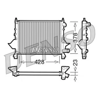 DENSO DRM23081 - Radiateur, refroidissement du moteur