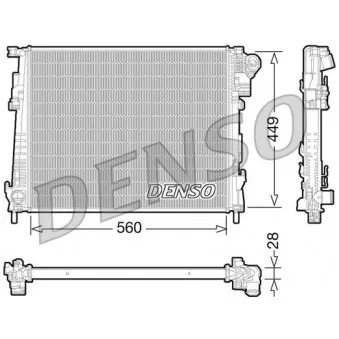Radiateur, refroidissement du moteur DENSO OEM 4416948