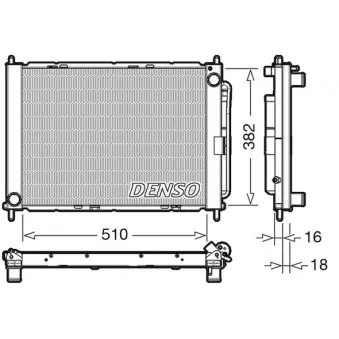 DENSO DRM23104 - Module de refroidissement