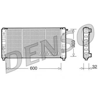 DENSO DRM26004 - Radiateur, refroidissement du moteur