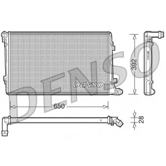 Radiateur, refroidissement du moteur DENSO OEM v15-60-6035