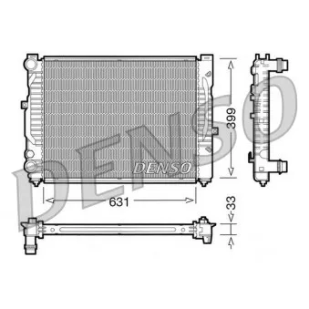 Radiateur, refroidissement du moteur DENSO DRM32029 pour AUDI A4 1.6 - 100cv