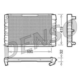DENSO DRM33033 - Radiateur, refroidissement du moteur