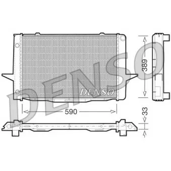 DENSO DRM33041 - Radiateur, refroidissement du moteur