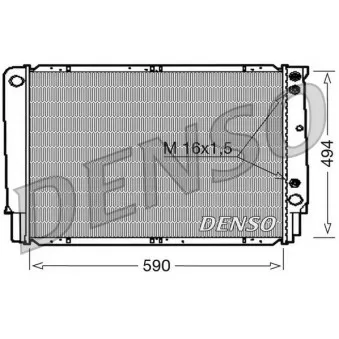 DENSO DRM33053 - Radiateur, refroidissement du moteur